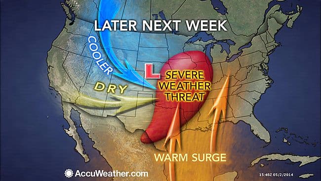 Image d'illustration pour Tornade, inondation, neige, glace, chaleur et incendie aux Etats Unis