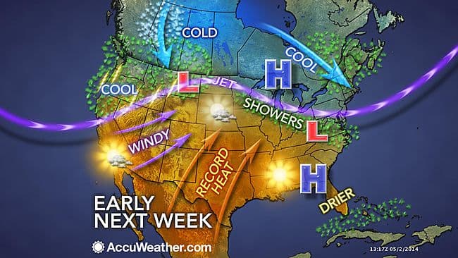 Image d'illustration pour Tornade, inondation, neige, glace, chaleur et incendie aux Etats Unis