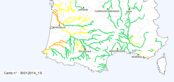 Image d'illustration pour Suivi des intempéries dans le Sud-Ouest et près des Pyrénées