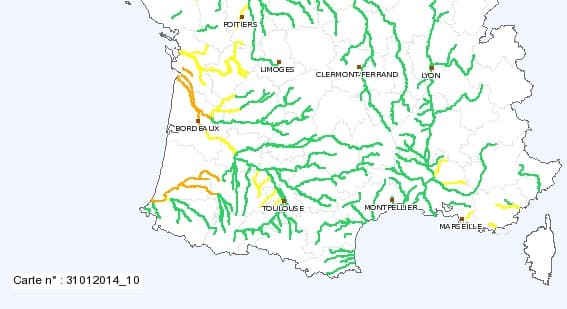 Image d'illustration pour Suivi des intempéries dans le Sud-Ouest et près des Pyrénées