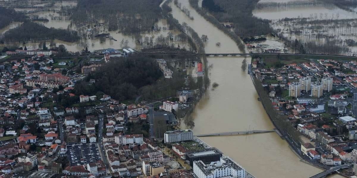 Image d'illustration pour Inondations majeures dans le Sud-Ouest du 24 janvier au 6 février