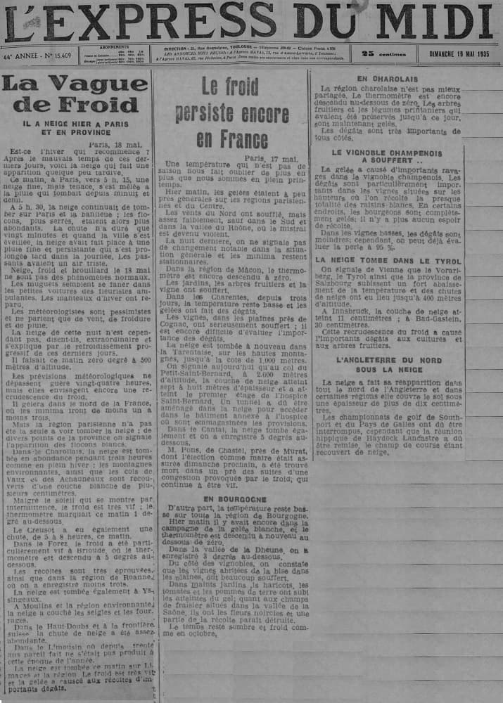 Image d'illustration pour L'hiver en mai : une situation récurrente