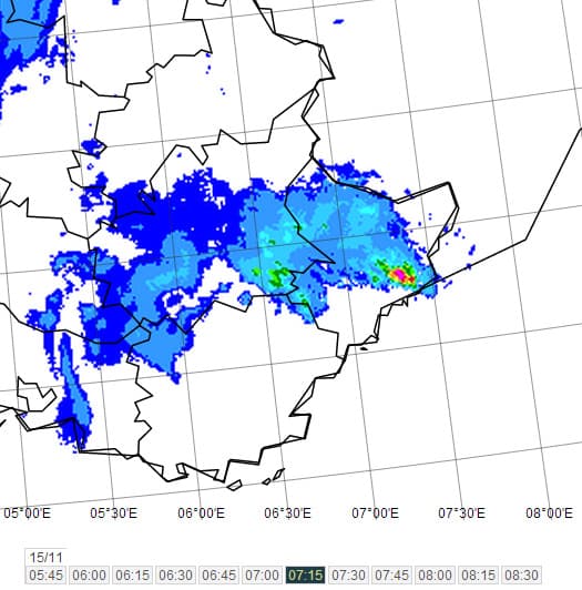 Image d'illustration pour Orage de grêle à Nice