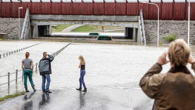 Image d'illustration pour Inondations en Suède et au Danemark
