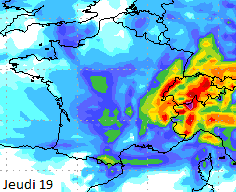 Image d'illustration pour Des pluies fréquentes voire abondantes au cours des prochains jours