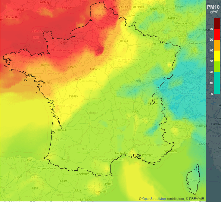 Image d'illustration pour Pollution aux particules fines : des taux un peu moins élevés que prévu
