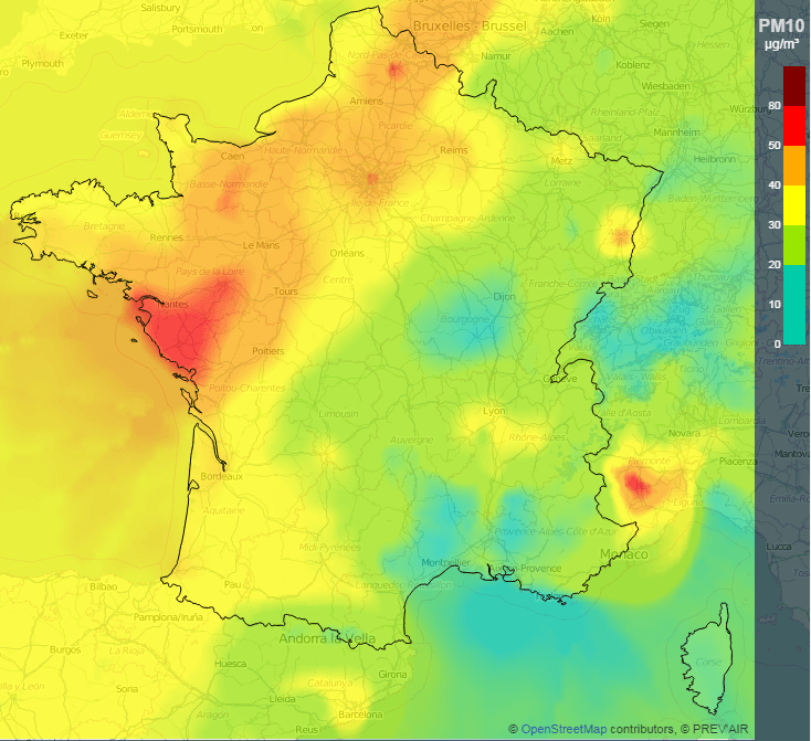 Image d'illustration pour Pollution aux particules fines : des taux un peu moins élevés que prévu