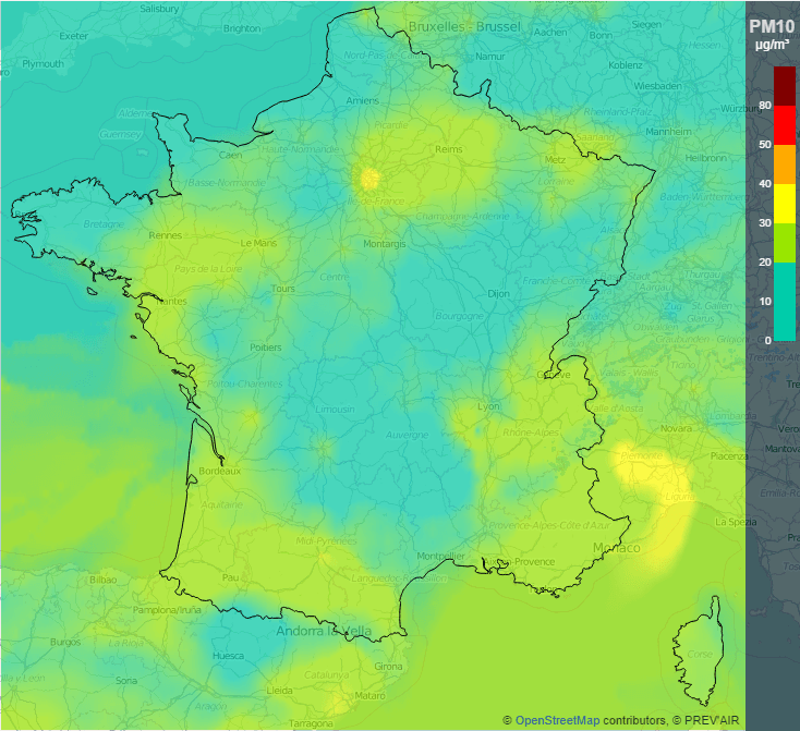 Image d'illustration pour Pollution aux particules fines : des taux un peu moins élevés que prévu