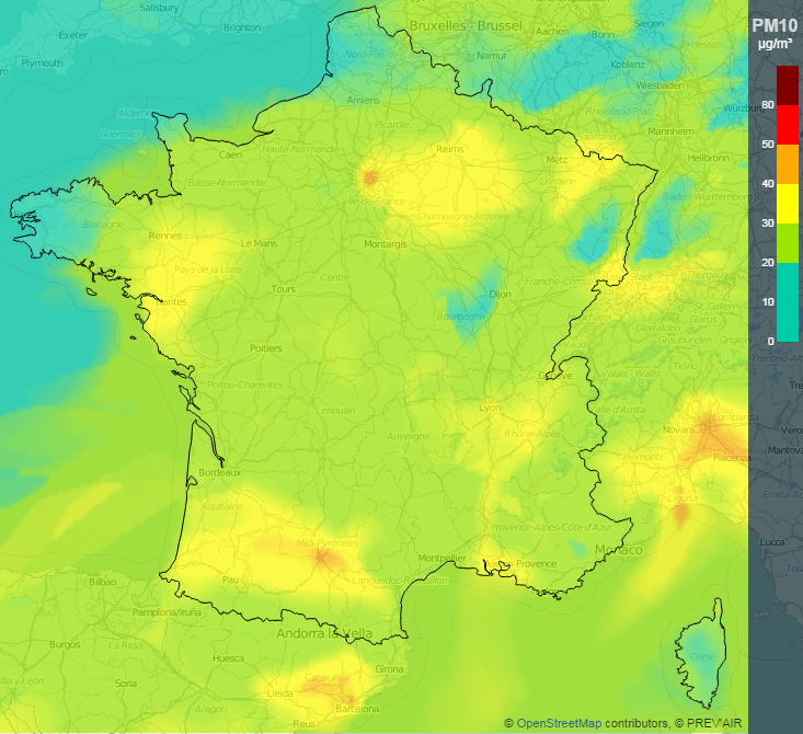 Image d'illustration pour Pollution aux particules fines : des taux un peu moins élevés que prévu