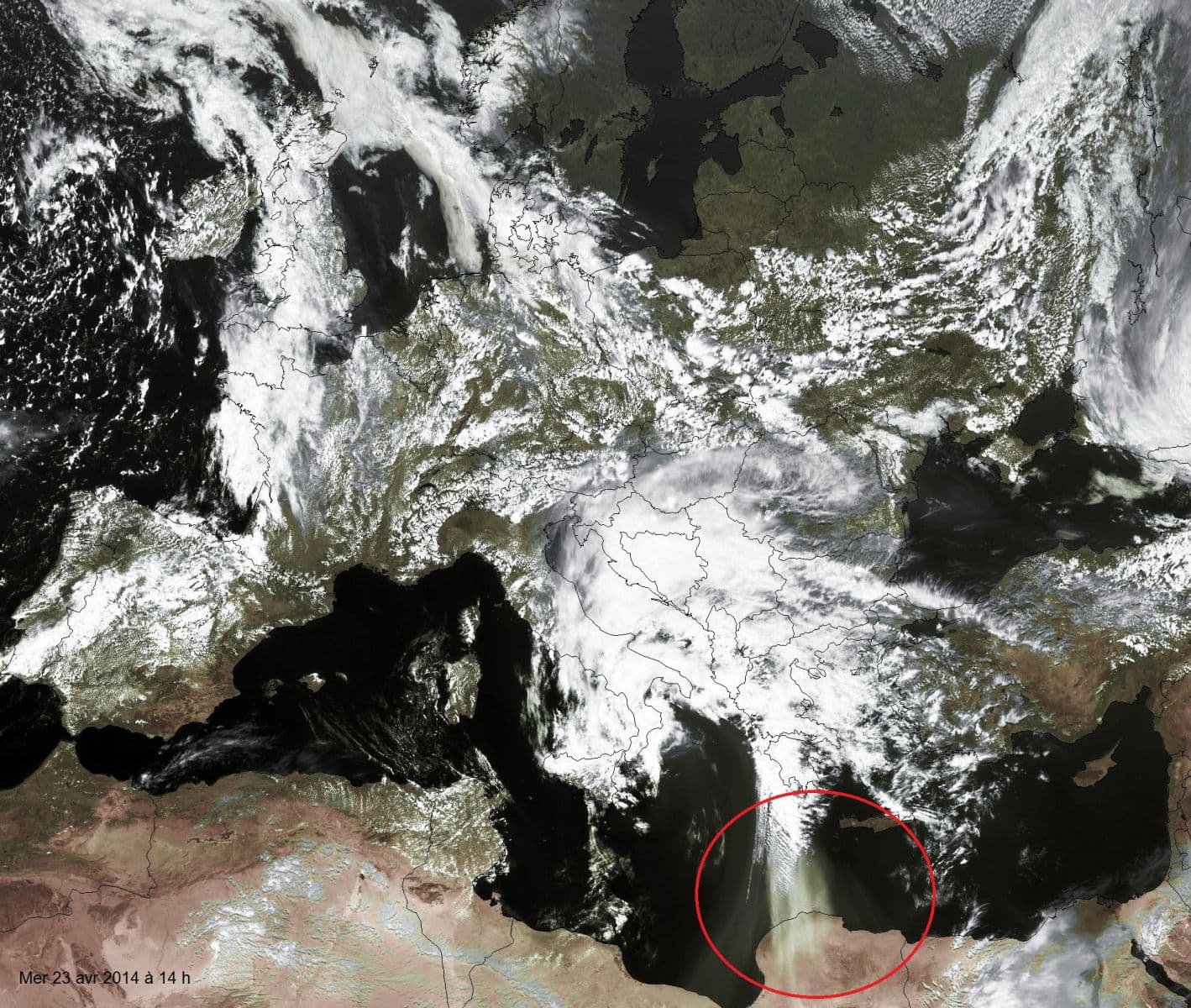 Image d'illustration pour Neige en Laponie - Canicule et nuages de sable en Lybie