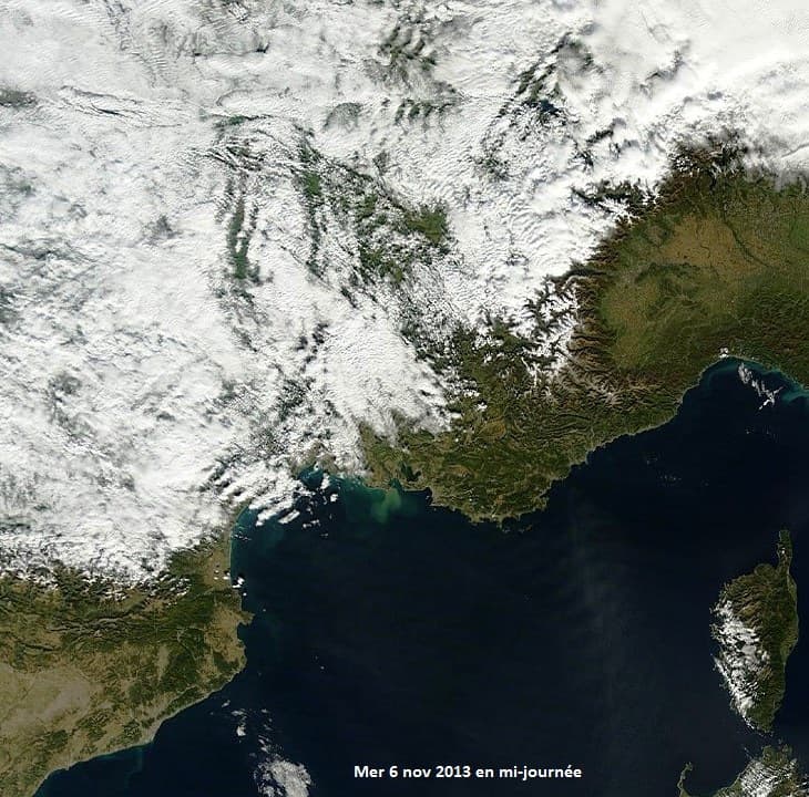 Image d'illustration pour Douceur : effet de foehn remarquable sur les Alpes du Sud