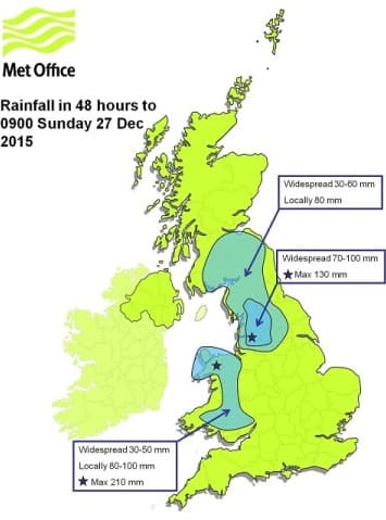 Image d'illustration pour Inondations et tempête Frank sur les Iles Britanniques