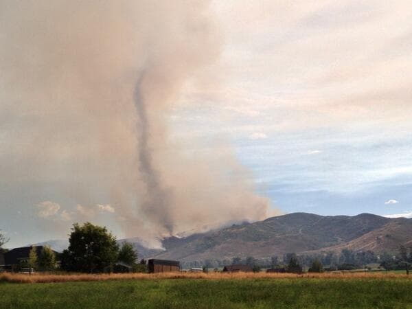 Image d'illustration pour Une tornade de feu sur l'Utah (Etats Unis)