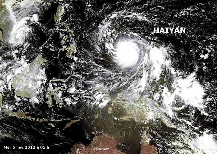 Image d'illustration pour Typhon Haiyan - forte menace pour les Philippines
