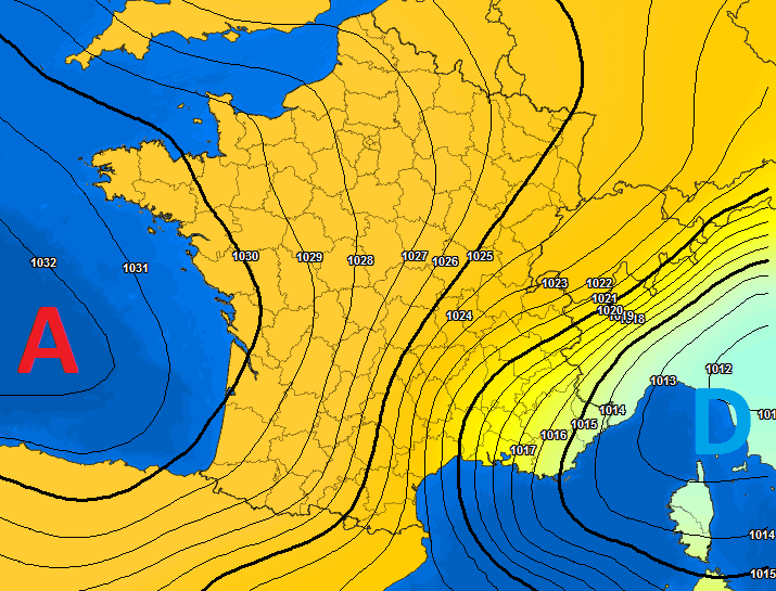 Image d'illustration pour Vent fort : mistral et tramontane entre dépression et anticyclone