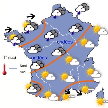 Un vrai défilé de perturbations océaniques ! 
