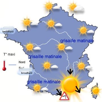 Temps calme jusqu'à jeudi, avant un net changement par la suite