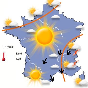 Dimanche ensoleillé avant l'arrivée des orages la semaine prochaine