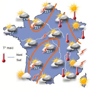 Généralisation des orages avant une amélioration la semaine prochaine