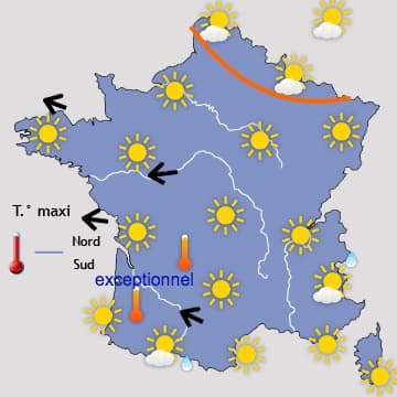Records de chaleur, puis retour à des températures "classiques"