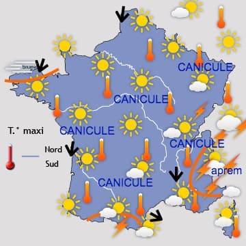 Début de semaine torride 