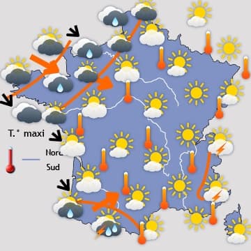 La chaleur se réinstallera rapidement sur la moitié Sud 