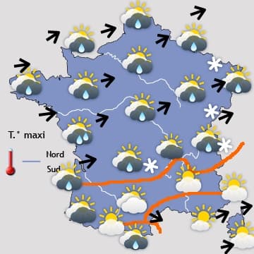 Week-end pluvieux au Nord, avant un véritablement déchaînement !