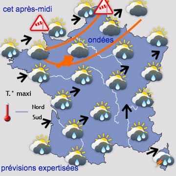 Pluie et vent sur toute la France jusqu'au week-end prochain