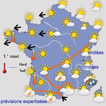 Moins de soleil et multiplication des orages 