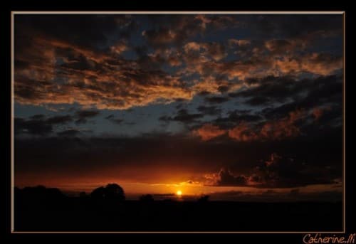 Coucher flamboyant