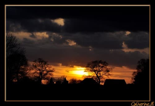 Coucher venteux.