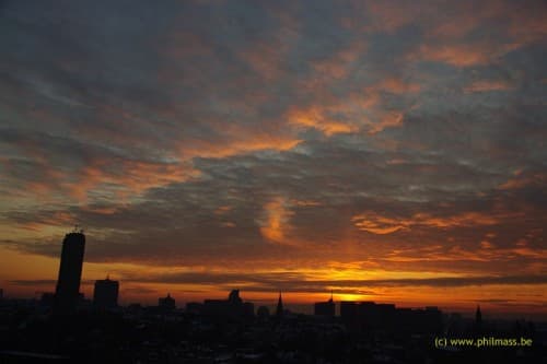 Altocumulus sur Bruxelles