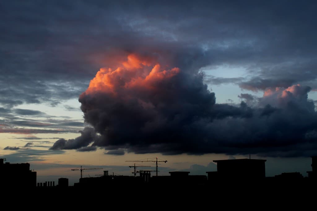 Crépuscule avant l'orage