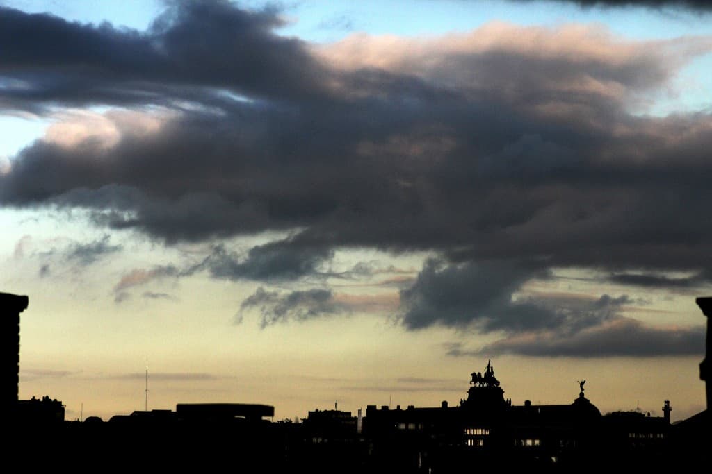 Fin du jour sur le Cinquantenaire 2