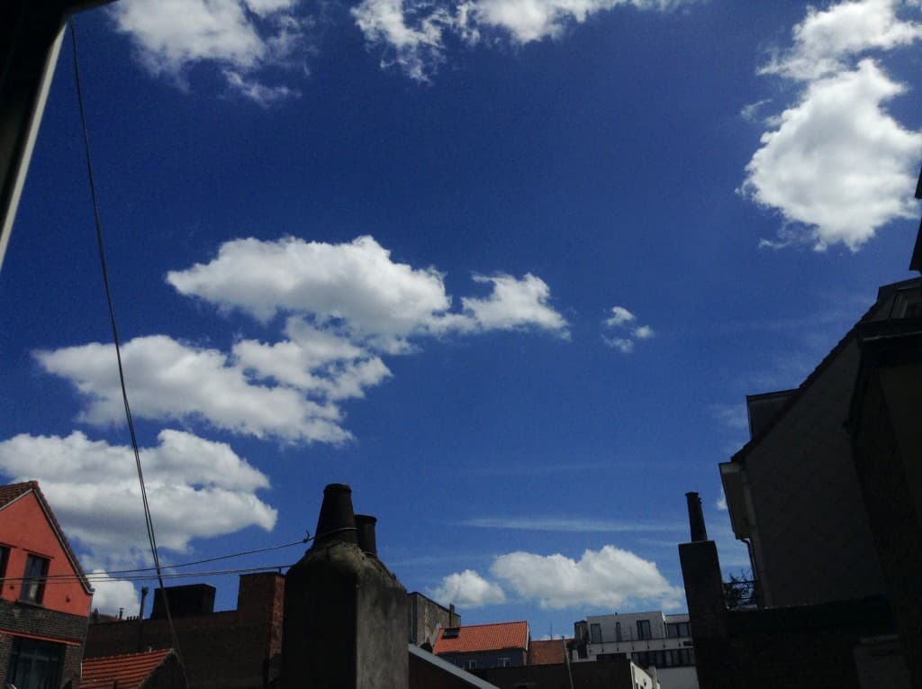 Beau cumulus de beau temps 