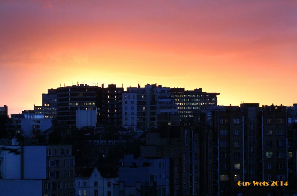 Burning sky