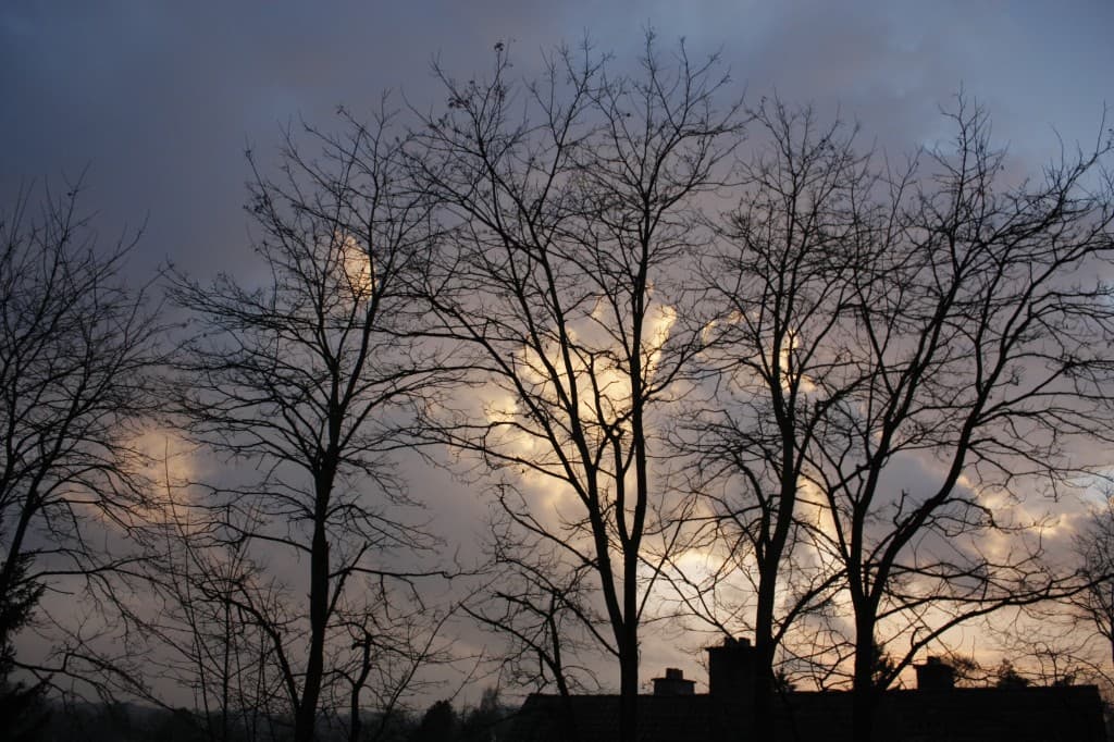 Ciel en feu.