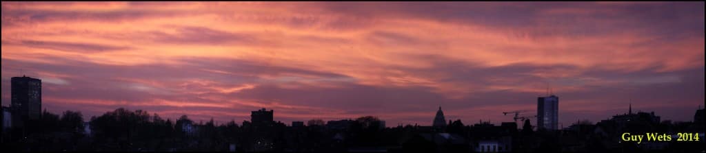 Dernier crépuscule de l'hiver