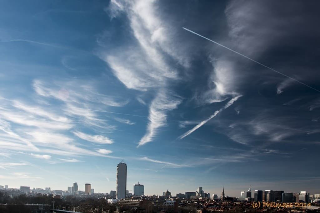 Le ciel échevelé