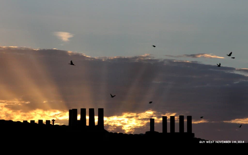 Premier lever du soleil de novembre