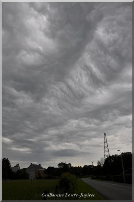 Sillage turbulent