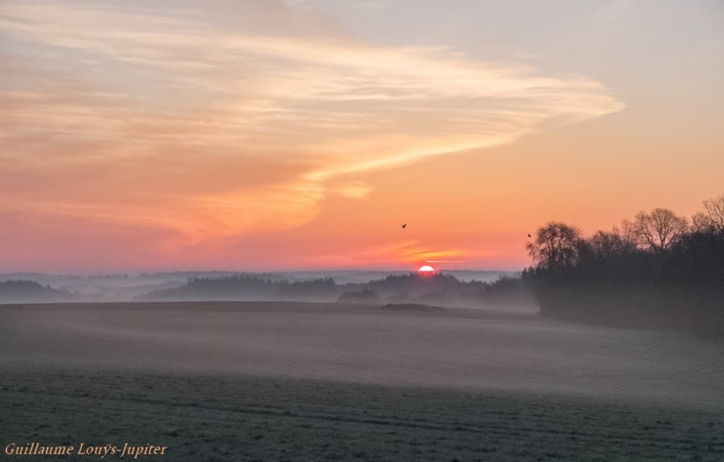 Lever brumeux