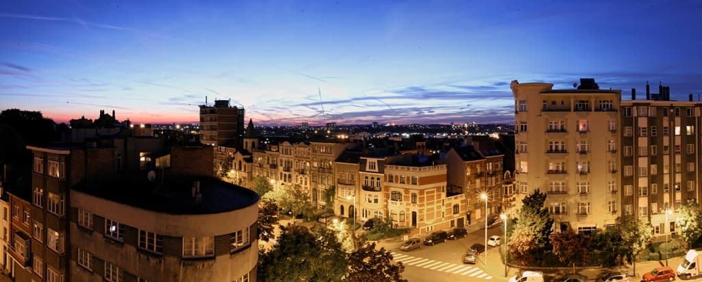 Panorama vue sur Forest / Anderlecht