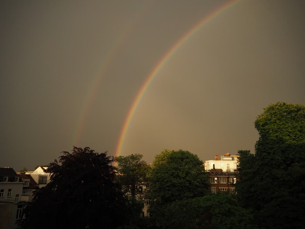 arc-en-ciel & orage