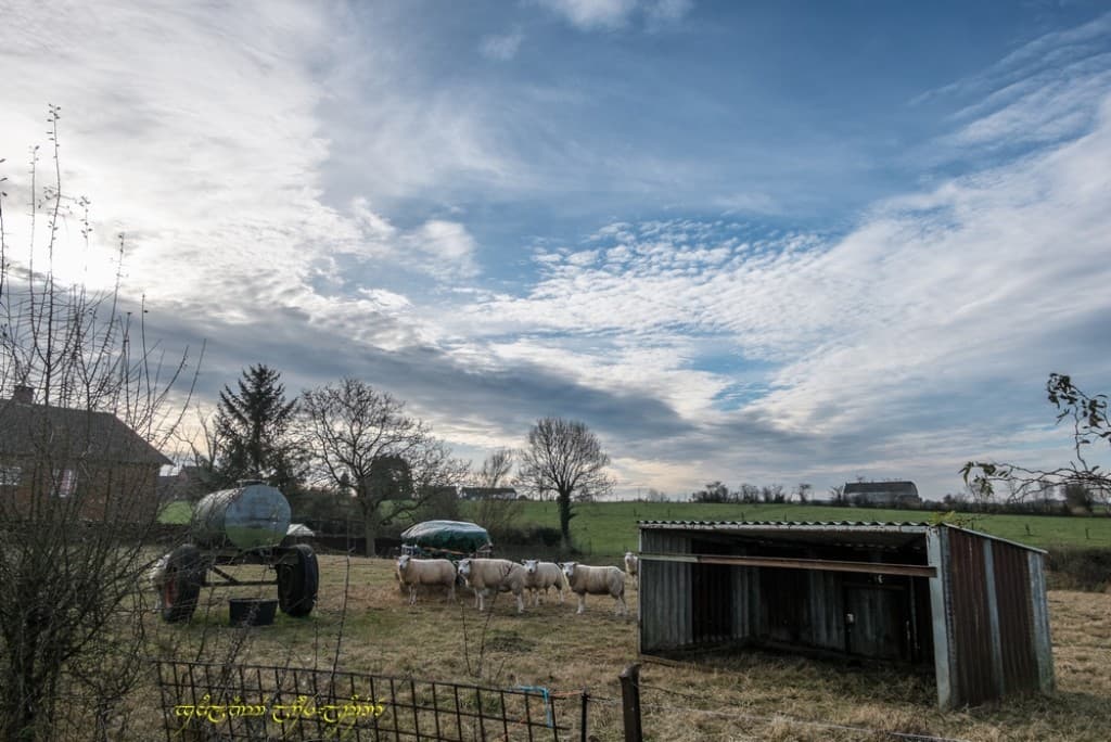 Campagne nuageuse