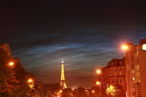 Image d'illustration pour Nuages noctulescents, un mystère de la météorologie moderne