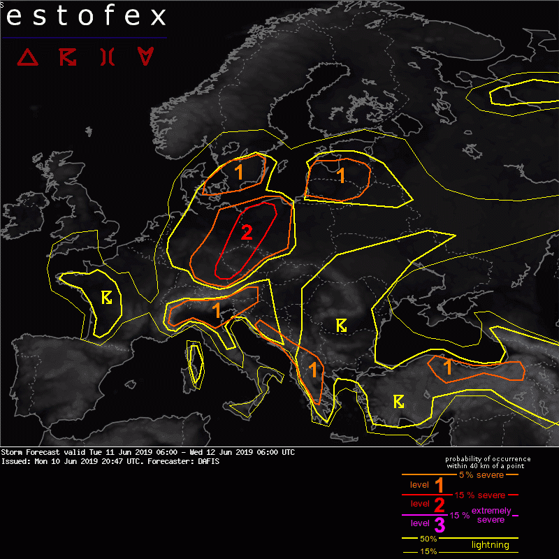 Image d'illustration pour Les violents orages en Europe Centrale menacent-ils la France?