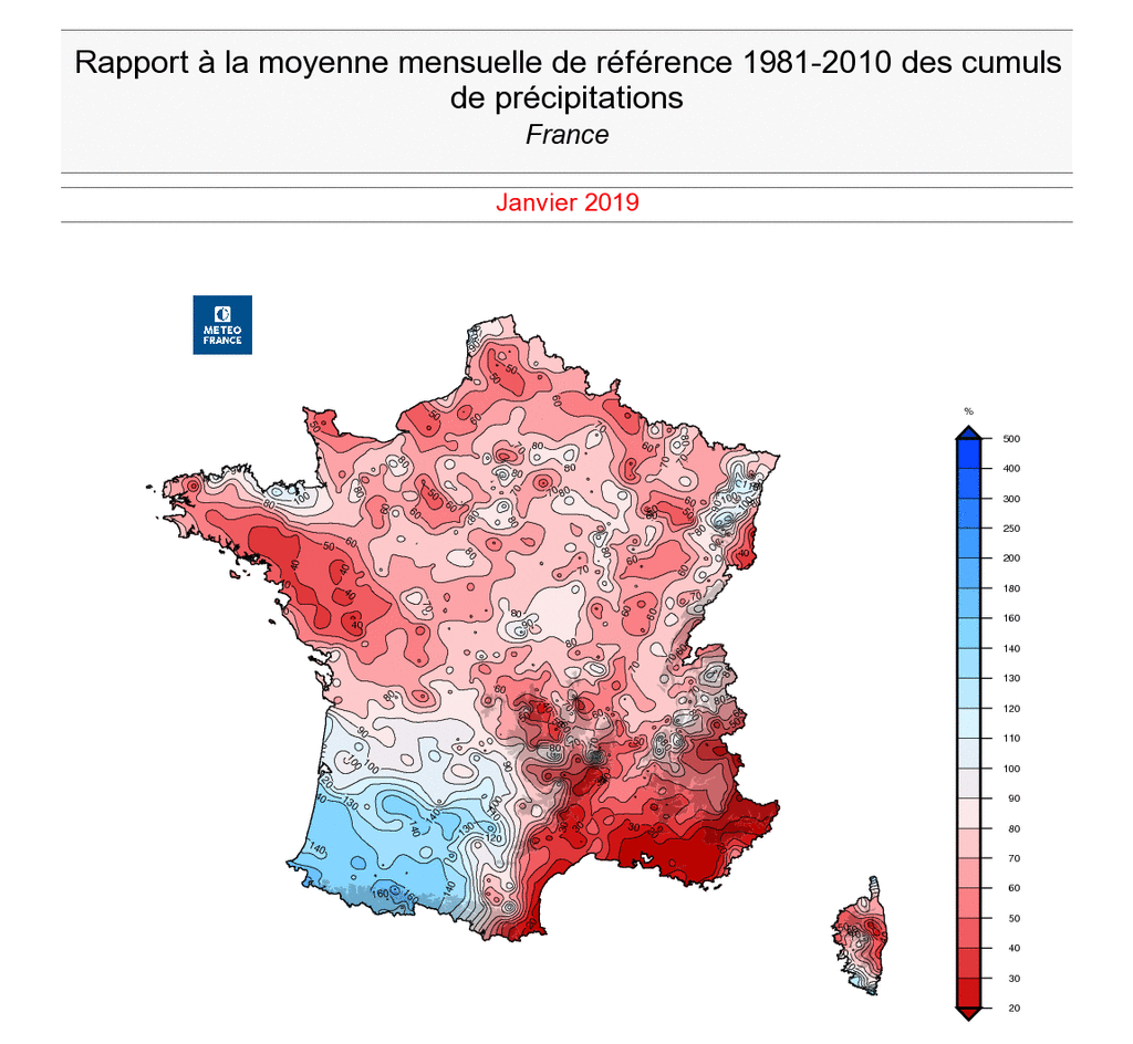 Image d'illustration pour Sécheresse : des pluies très bénéfiques en avril près de la Méditerranée