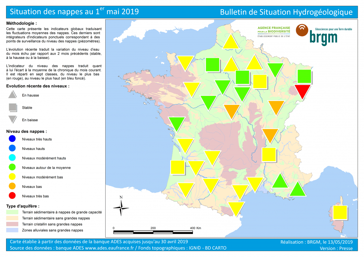 Image d'illustration pour Le risque de sécheresse se maintient malgré le temps perturbé