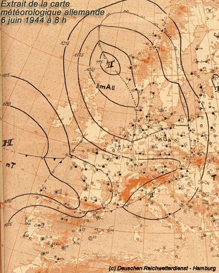Image d'illustration pour La météo du débarquement du 6 juin 1944